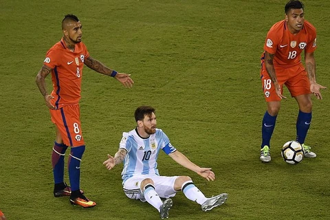Messi lại gây thất vọng ở trận cầu quan trọng. (Nguồn: AFP/Getty Images)