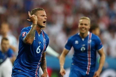Sigurdsson giúp Iceland giành chiến thắng. (Nguồn: Getty Images)