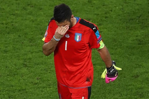 Buffon đã rơi lệ sau thất bại. (Nguồn: Getty Images)