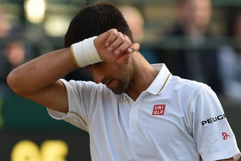 Novak Djokovic sớm chia tay Wimbledon. (Nguồn: AP)