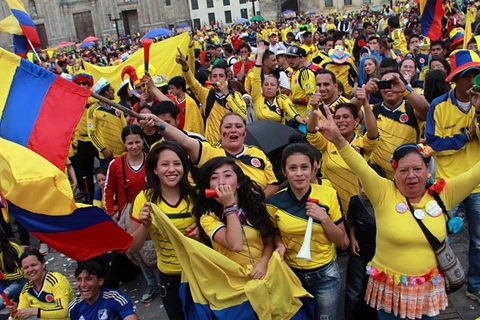 Người dân Colombia. (Nguồn: AP)