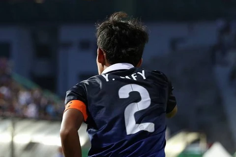 Yue Safy góp công đưa U16 Campuchia vào bán kết gặp U16 Việt Nam. (Nguồn: Post Sport)