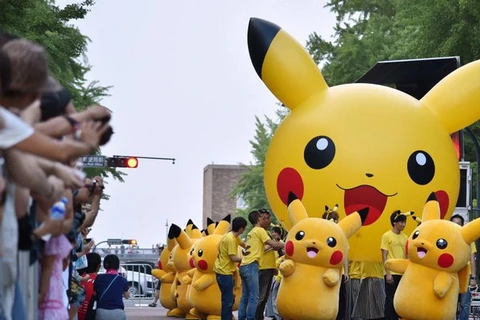 Người dân Nhật Bản chào đón sự ra mắt của Pokemon Go. (Nguồn: AFP)