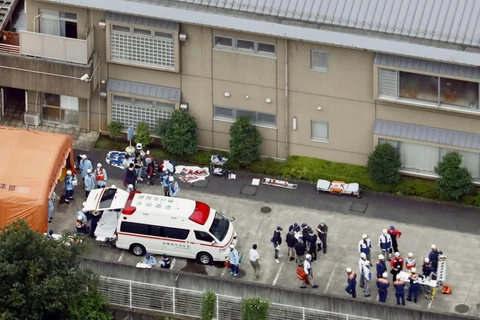Hiện trường xảy ra vụ thảm sát ở Nhật Bản. (Nguồn: Reuters)