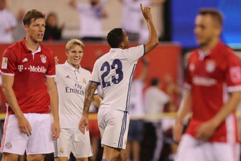 Danilo ghi bàn duy nhất giúp Real thắng Bayern Munich. (Nguồn: Getty)
