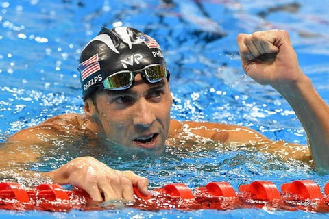 Phelps đã có 21 HCV ở Olympic. (Nguồn: EPA)