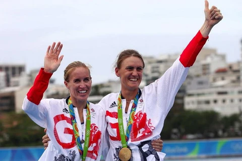 Đoàn thể thao Vương quốc Anh leo lên vị trí thứ 3 trên bảng tổng sắp. (Nguồn: Getty Images)