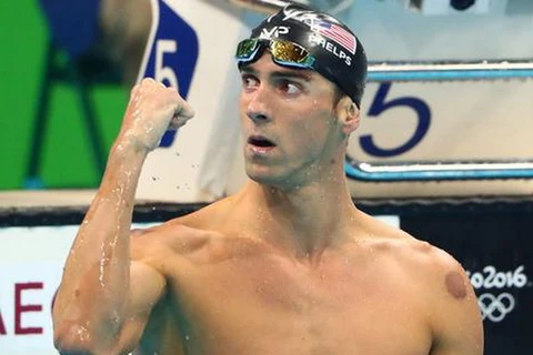 Phelps giành huy chương vàng thứ 23 tại Olympic. (Nguồn: Getty Images)