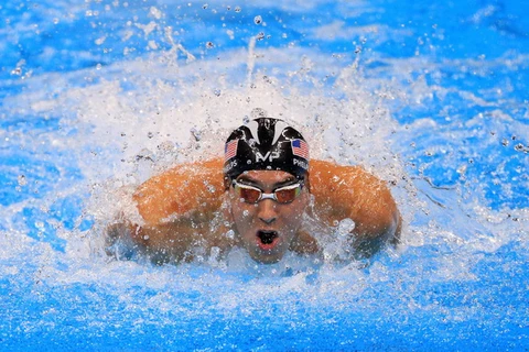 Phelps giúp Mỹ giành tấm HCV bơi lội cuối cùng ở Olympic Rio 2016. (Nguồn: Getty Images)