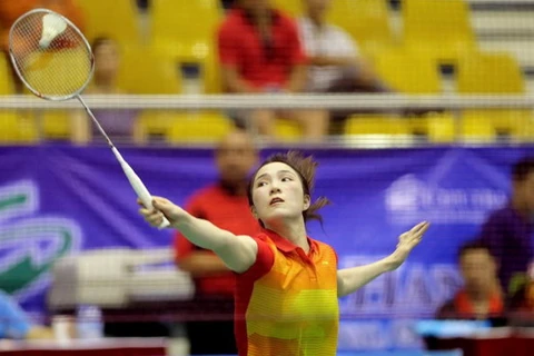 Vũ Thị Trang đánh bại tay vợt Indonesia.