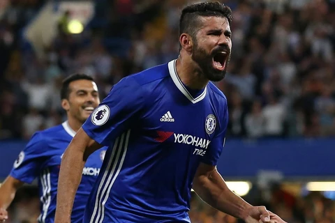 Costa mang chiến thắng về cho Chelsea. (Nguồn: Getty Images)