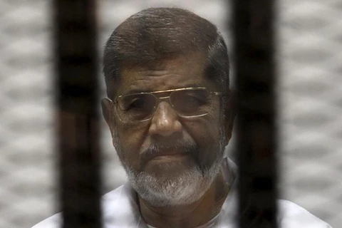Cựu Tổng thống Ai Cập bị lật đổ Mohamed Morsi. (Nguồn: AFP)