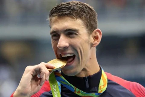 Phelps sẽ phải đóng thuế cho chiến thắng của mình. (Nguồn: AP)