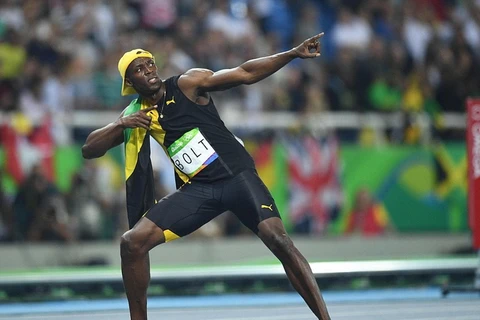 Vận động viên điền kinh Usain Bolt. (Nguồn: AFP)