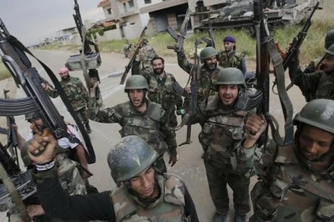 Quân chính phủ Syria. (Nguồn: alalam.ir)