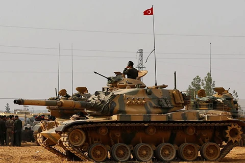 Lực lượng quân đội Thổ Nhĩ Kỳ ở Syria. (Nguồn: Sputnik)