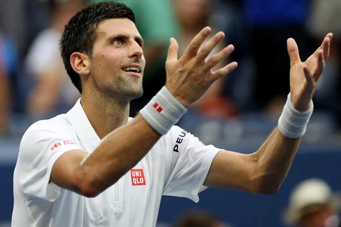 Djokovic hướng đến chức vô địch US Open thứ 3 trong sự nghiệp. (Nguồn: EPA)