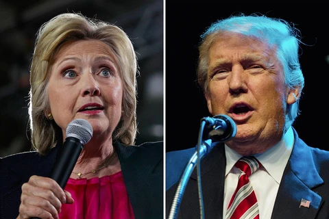 Hai ứng viên Hillary Clinton và Donand Trump. (Nguồn: The New York Times)
