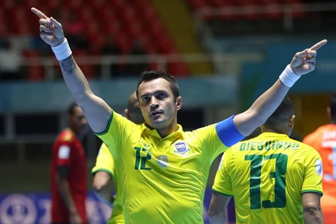 Falcao lập nên kỷ lục mới trong lịch sử FIFA Futsal World Cup. (Nguồn: Getty Images)