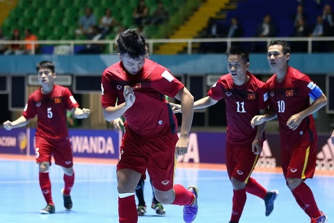 Đội tuyển Futsal Việt Nam sẽ đối đầu Nga ở vòng 1/8. (Nguồn: Getty Images)