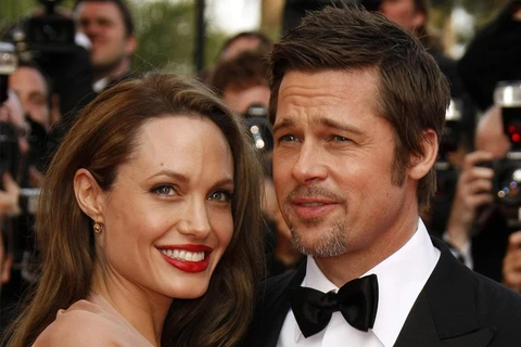 Cặp đôi Brad Pitt-Angelina Jolie khi còn mặn nồng. (Nguồn: Getty Images)