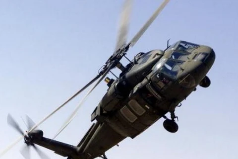 Máy bay trực thăng UH-60 Blackhawk. (Nguồn: i24news.tv)