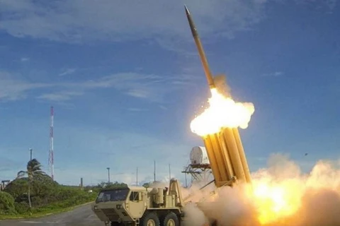 Hệ thống phòng thủ tên lửa tầm cao giai đoạn cuối (THAAD) của Mỹ. (Nguồn: US Army)