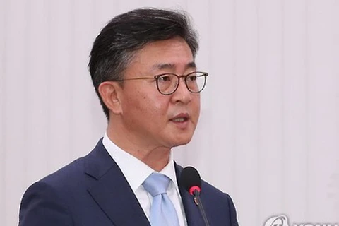 Bộ trưởng Thống nhất Hàn Quốc Hong Yong-pyo. (Nguồn: Yonhap)