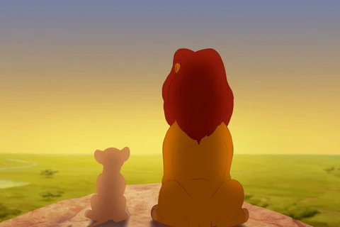 Một cảnh trong phim 'The Lion King.'