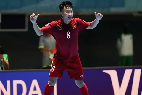 Nguyễn Minh Trí của tuyển bóng đá Futsal Việt Nam. (Nguồn: Getty Images)