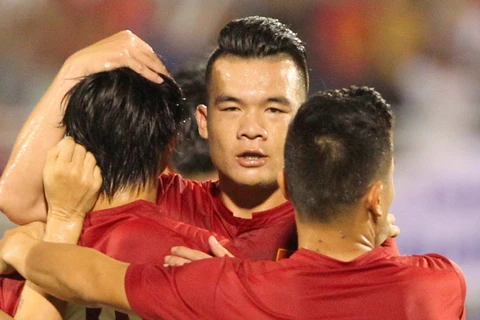 Đội tuyển Việt Nam chỉ có kết quả hòa trước Indonesia. (Ảnh: Quang Nhựt/TTXVN)