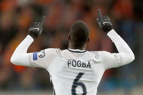 Pogba giúp Pháp giành trọn 3 điểm trước Hà Lan. (Nguồn: AP)
