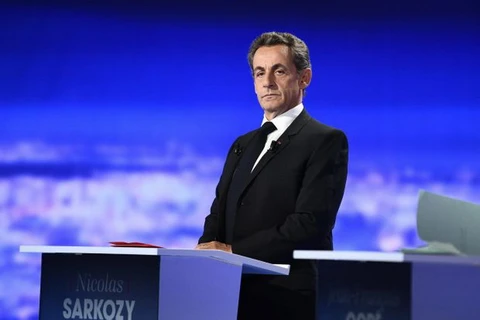 Cựu Tổng thống Nicolas Sarkozy tranh cử. (Nguồn: EPA)