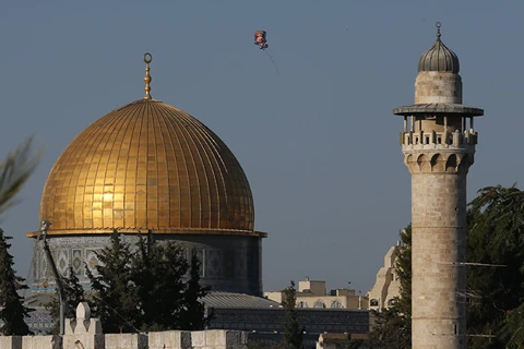 Đền thờ Hồi giáo al-Aqsa (Israel gọi là Núi Đền). (Nguồn: AFP)