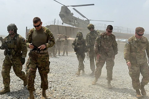 Lực lượng binh sỹ Mỹ ở Afghanistan. (Nguồn: (AFP)