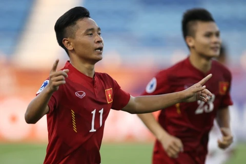U19 Việt Nam quyết tâm để giành vé vào tứ kết U19 châu Á. (Nguồn: AFC)