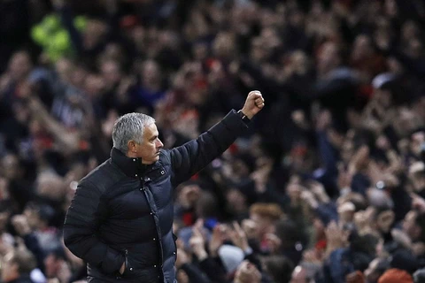 Jose Mourinho có lý do để mà vui mừng sau chiến thắng. (Nguồn: Reuters)