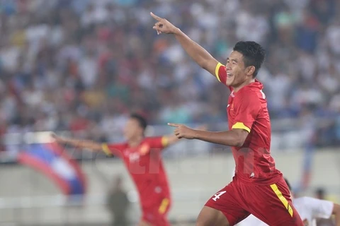 Hà Đức Chinh vắng mặt ở trận gặp U19 Nhật Bản. (Ảnh: Minh Chiến/Vietnam+)