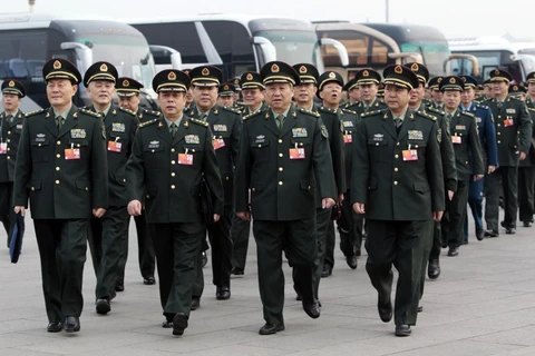 Lực lượng sỹ quan quân đội Trung Quốc. (Nguồn: Business Times)
