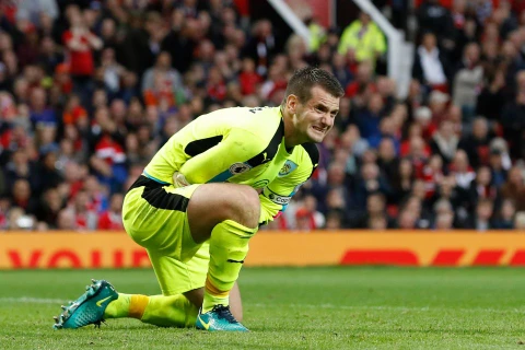 Thủ thành Tom Heaton của Burnley. (Nguồn: Reuters)