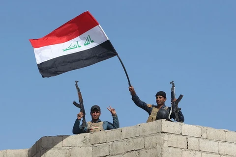 Lực lượng vũ trang Iraq giành lại ngôi làng Ayn Nasir, phía nam Mosul. (Nguồn: AFP/Getty Images)