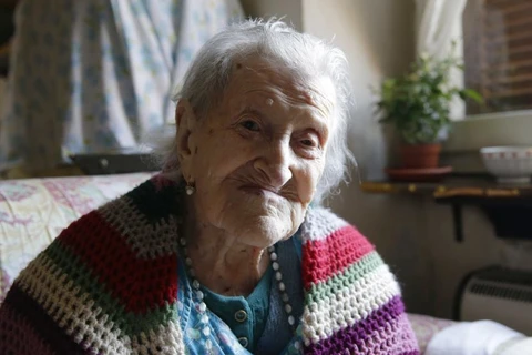 Cụ Emma Morano, cụ già cao tuổi nhất hành tinh còn sống. (Nguồn: AP)