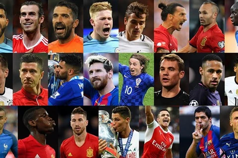 23 cầu thủ trong danh sách đề cử. (Nguồn: FIFA.com)