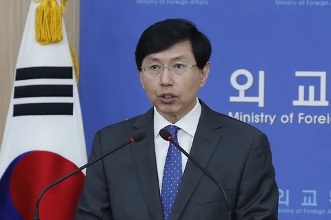 Người phát ngôn Cho June-hyuck của Bộ Ngoại giao Hàn Quốc. (Nguồn: Reuters)