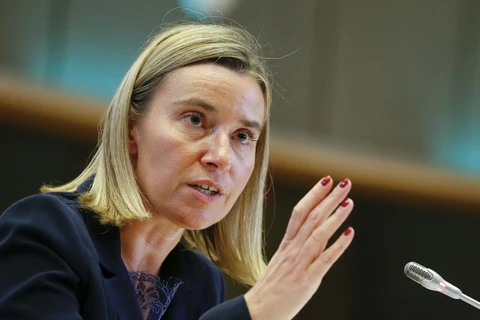 Đại diện cấp cao phụ trách chính sách an ninh và đối ngoại của EU Mogherini. (Nguồn: AP)