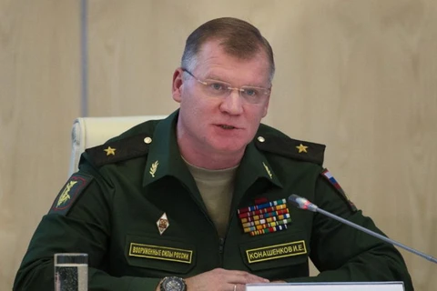 Đại diện chính thức Bộ Quốc phòng Nga, Thiếu tướng Igor Konashenkov. (Nguồn: AP)