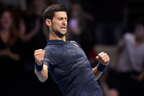 Djokovic có chiến thắng đầu tay tại ATP World Tour Finals 2016. (Nguồn: Reuters)