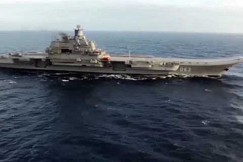 Chiến hạm “Đô đốc Grigorovych” tham gia chiến dịch. (Nguồn: RT)