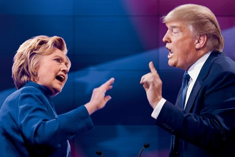 Ông Trump đã vượt qua bà Hillary để đắc cử Tổng thống Mỹ. (Nguồn: Getty Images)