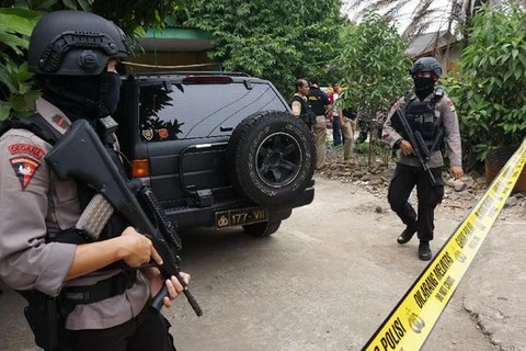 Lực lượng chống khủng bố Indonesia. (Nguồn: cnnindonesia)